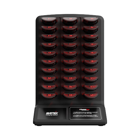 Patient Paging System Matrix with 30 pagers